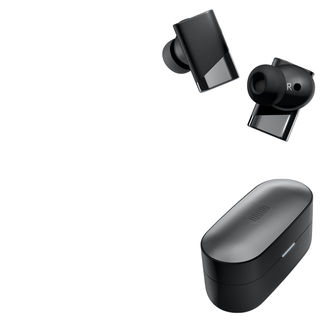 <p><strong>8 hrs</strong></p><p>playback per charge</p><p><strong>24 hrs</strong></p><p>total with charging case</p>